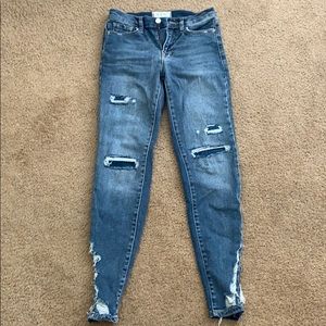 FP about a girl high rise skinny NWOT